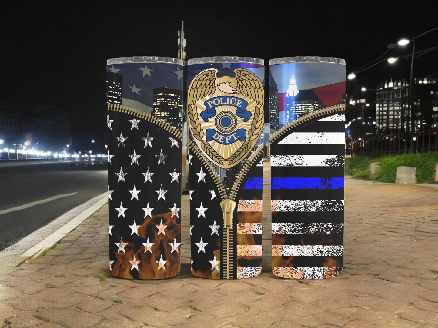 Thin Blue Line 20oz Tumbler
