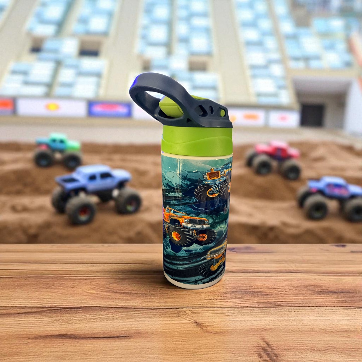 12 oz Monster Truck Sippy