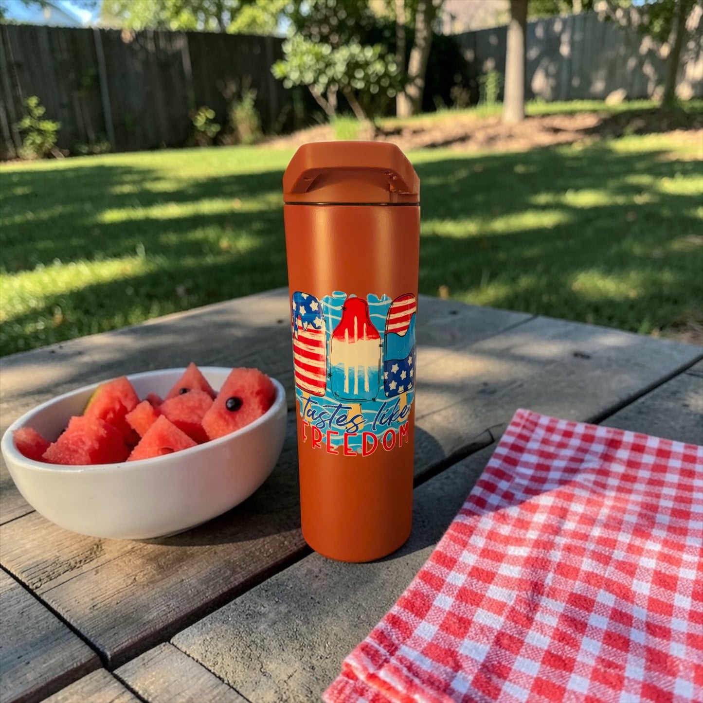 20oz duo tumbler tastes like freedom