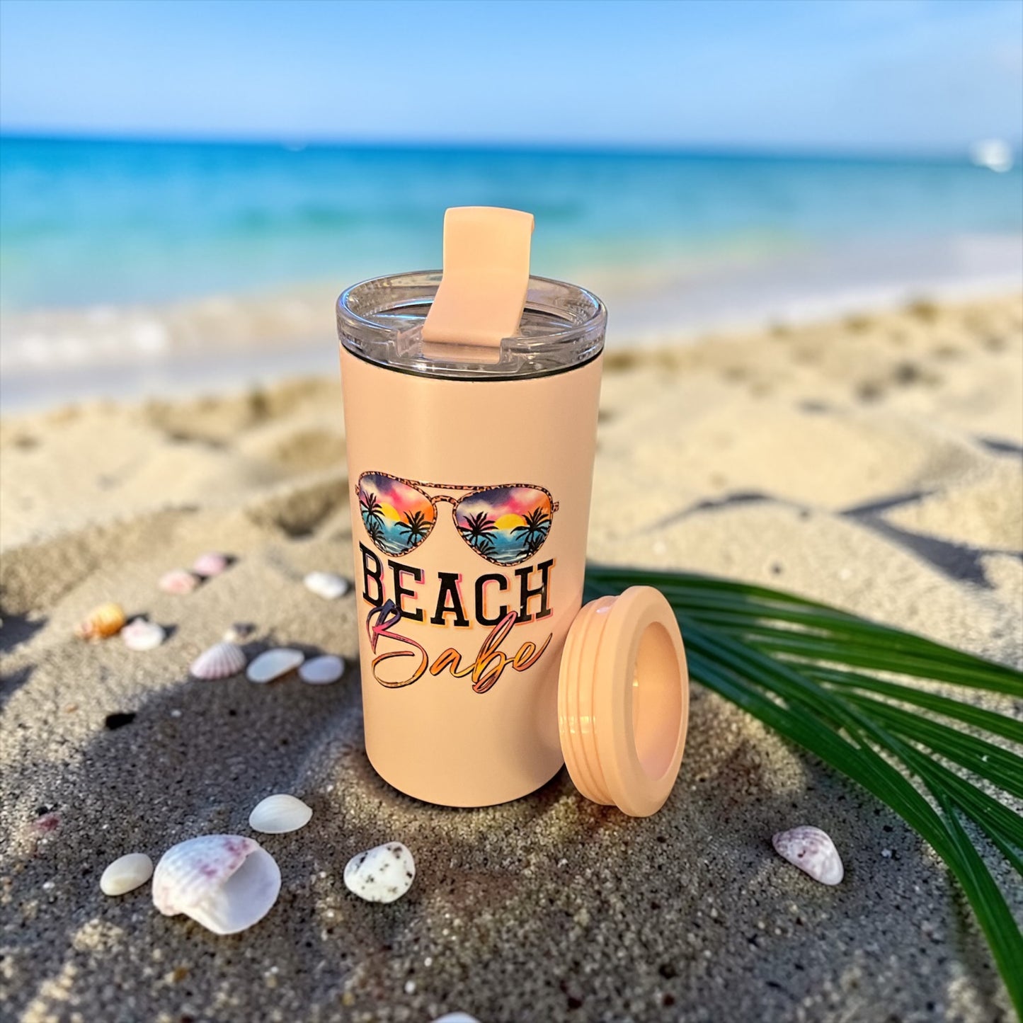 4in 1 can/bottle koozie beach babe