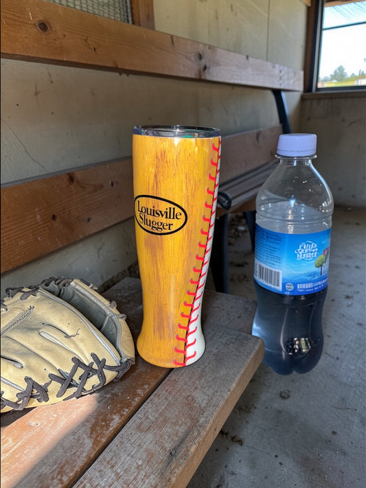 30oz Pilsner baseball tumbler