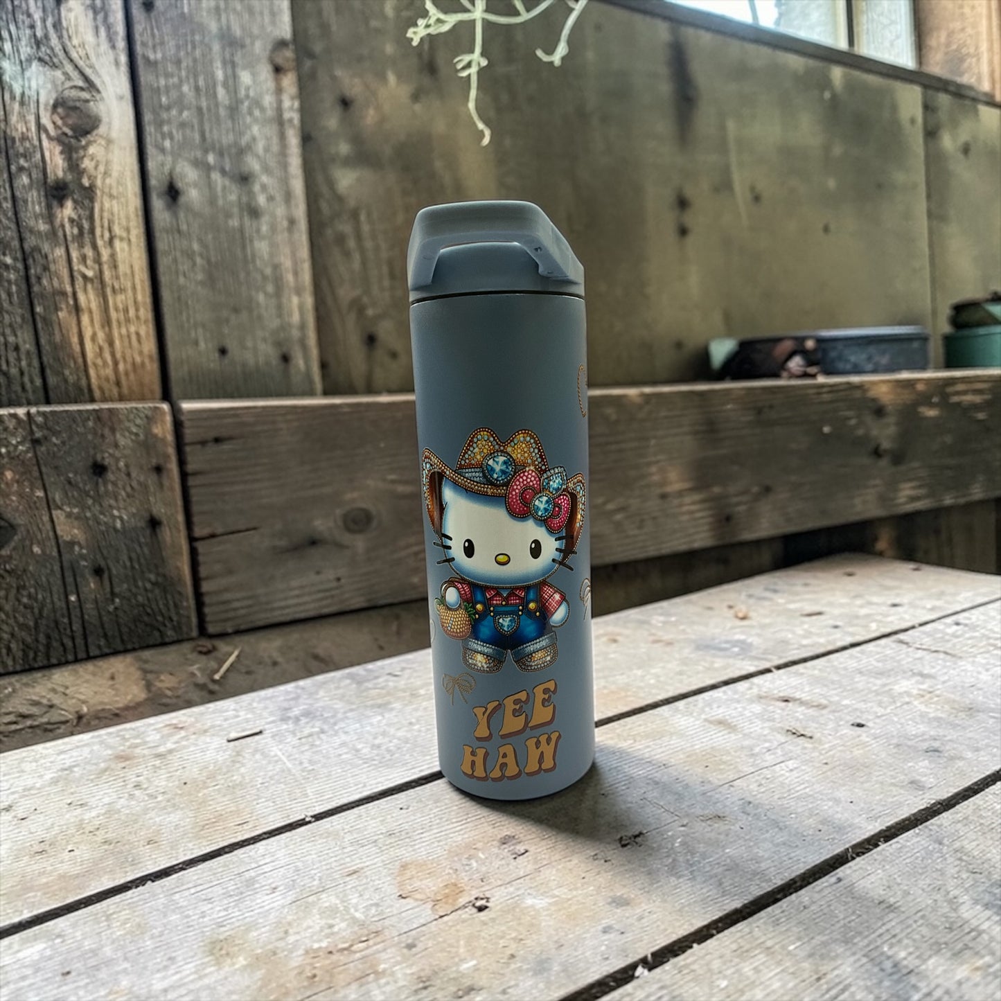 20oz Hello Kitty Yee Haw DUO tumbler