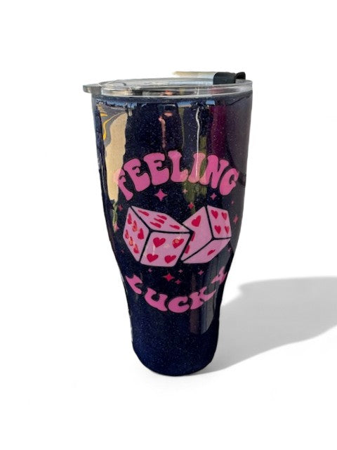 32 oz Feeling Lucky 2 in 1 Coffee Caddy