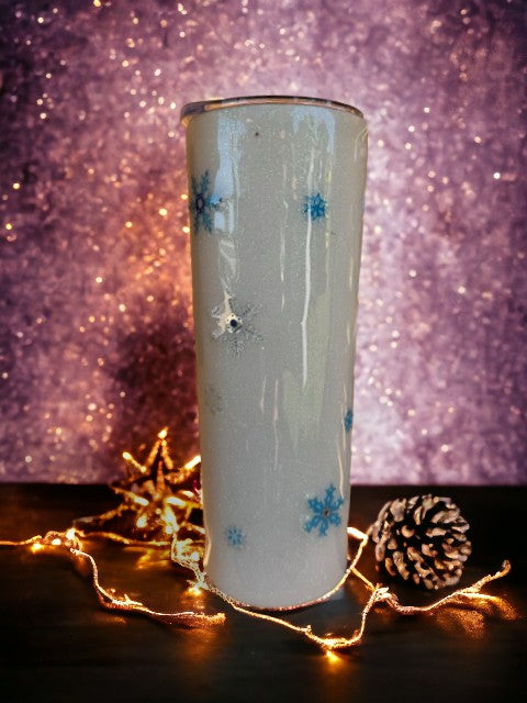 20 oz snowflakes Tumbler