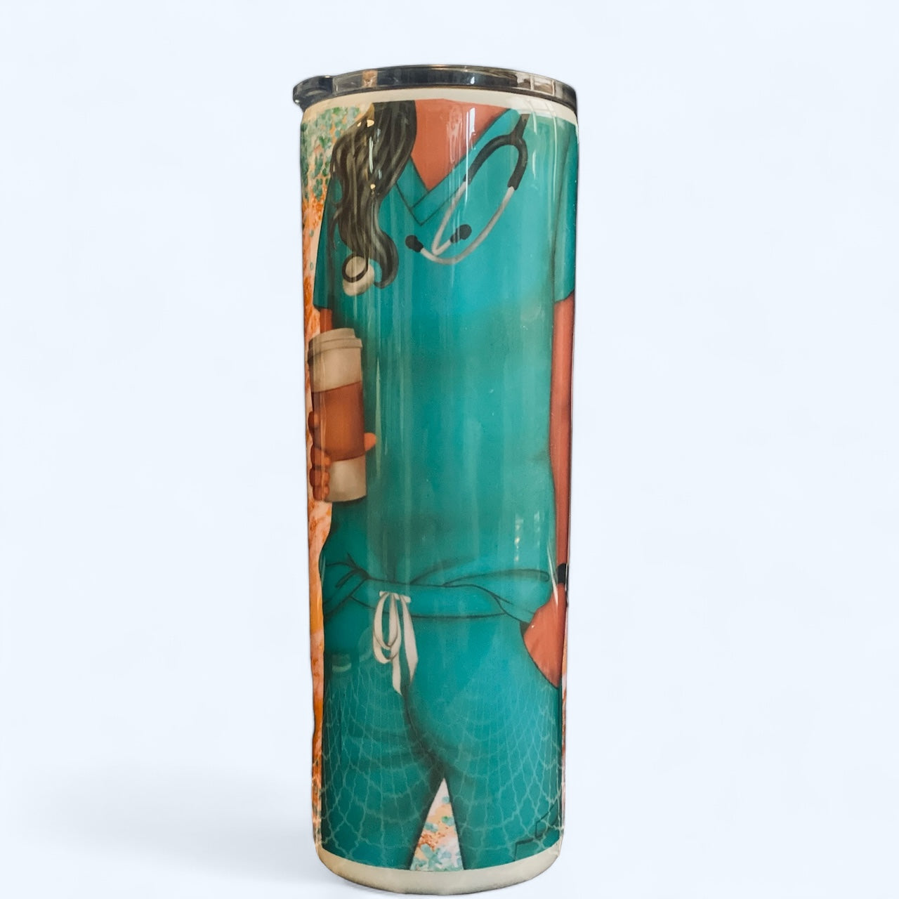 20oz Coffee and Scrubs Nurse Tumbler