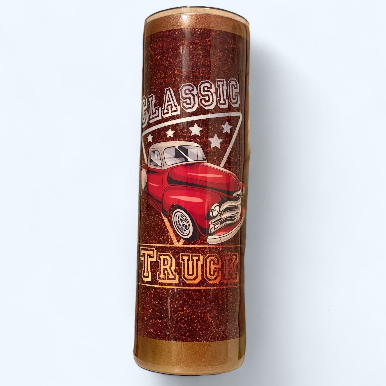 30oz Vintage Truck Tall Skinny Tumbler