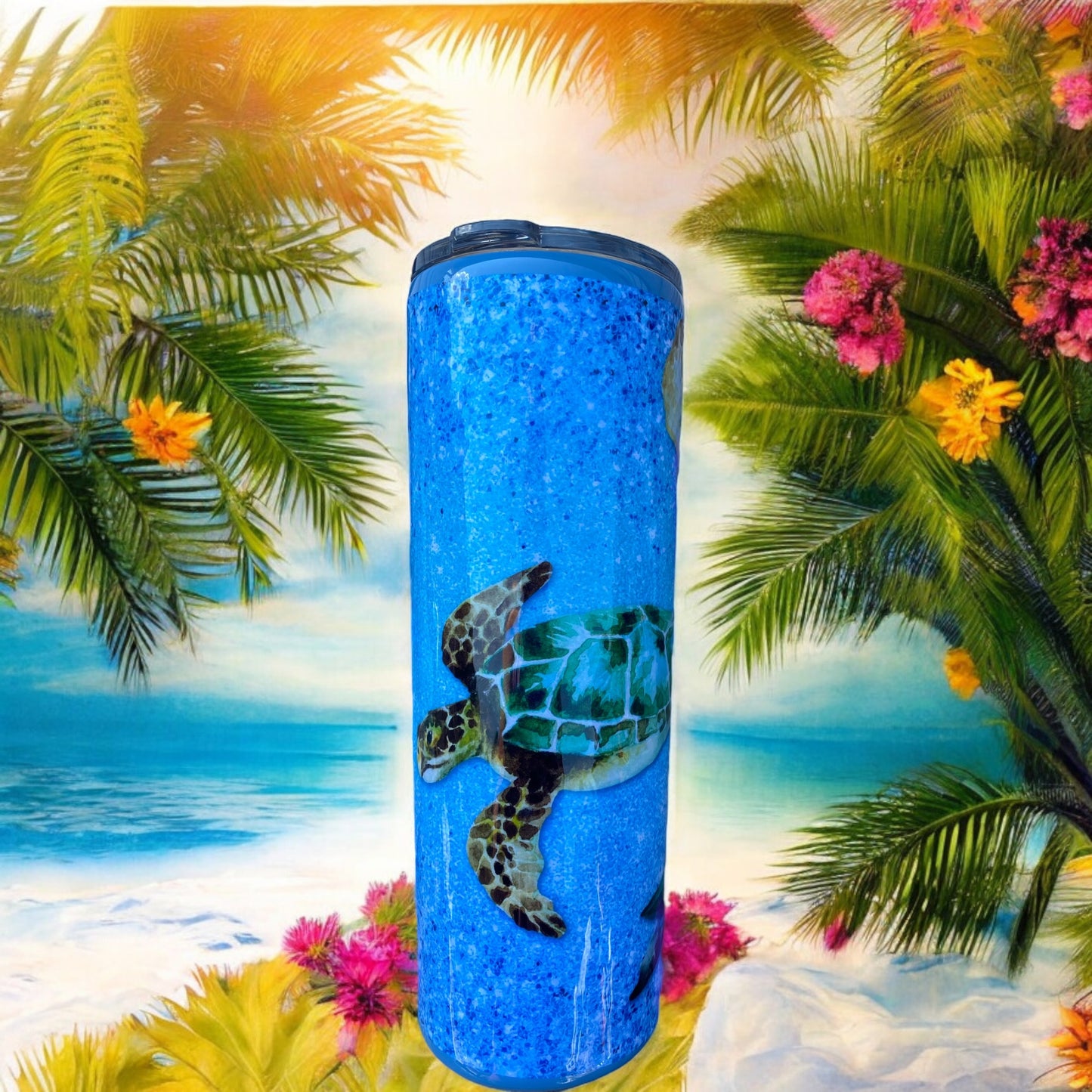 20oz sea turtles tumbler