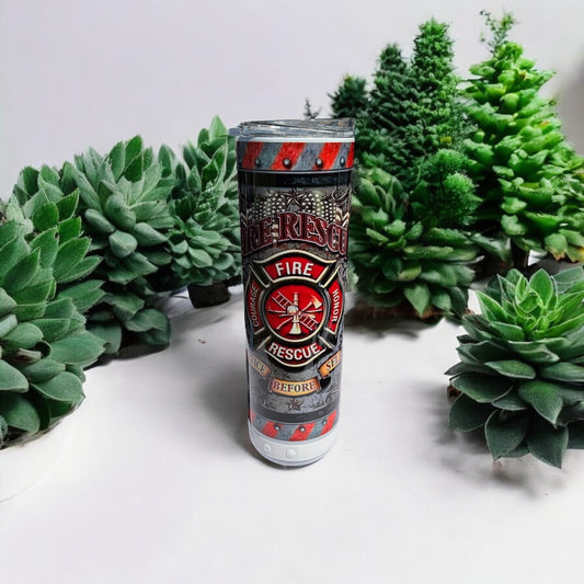 20 oz American Firefighter Speaker Tumbler