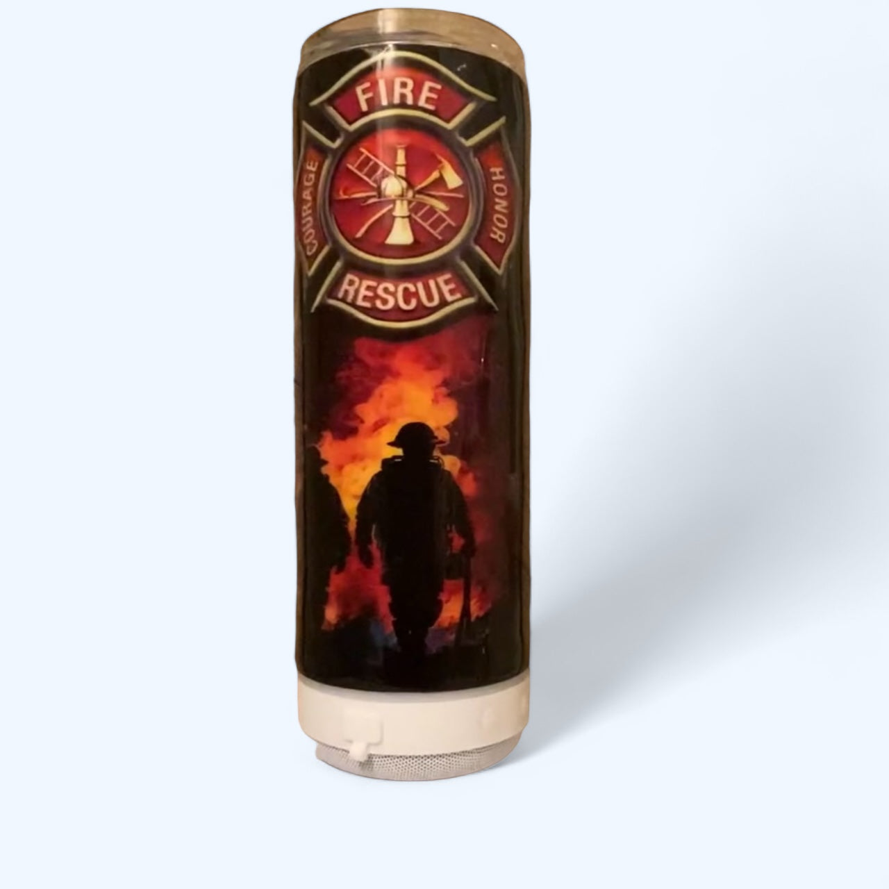 firefighter speaker tumbler.