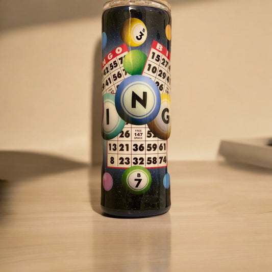 20 oz Bingo Card tumbler