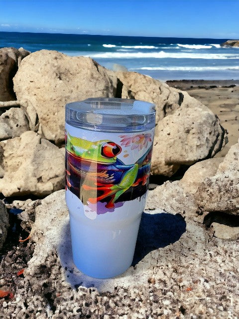 12 oz Frog Grippy Tumbler