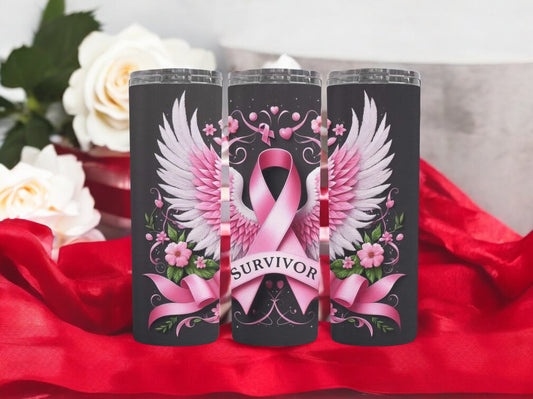 Breast Cancer Survivor 20oz Tumbler