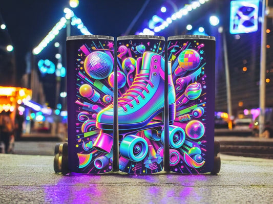 Retro Roller Skating 20oz Tumbler