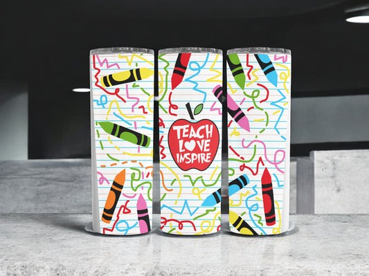 Teach Love Inspire 20oz Tumbler