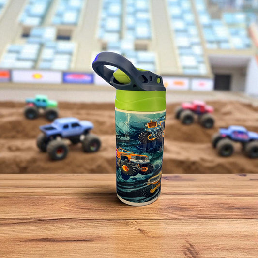 12 oz Monster Truck Sippy