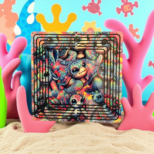 8 inch Sea Turtle Wind Spinner