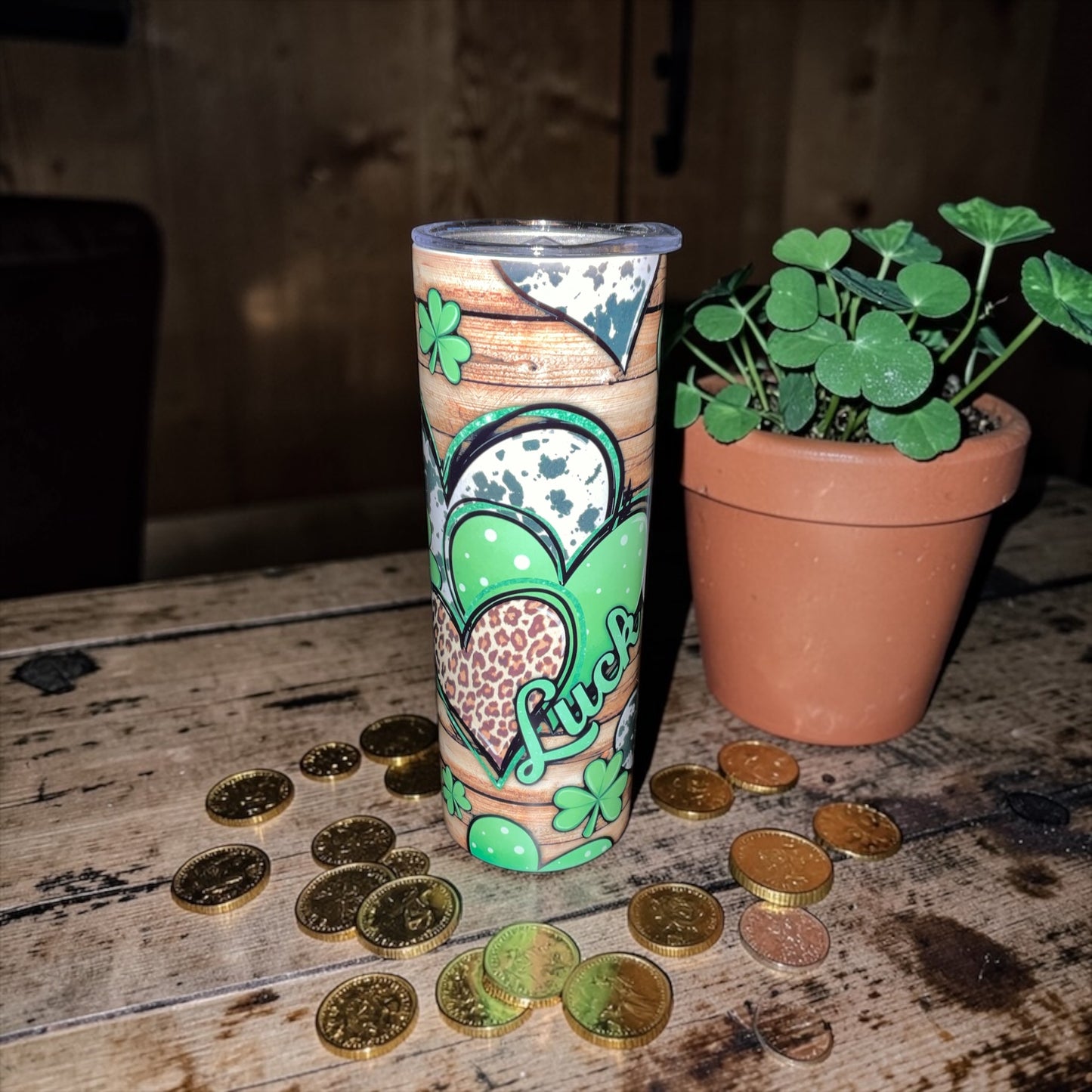 20 oz luck tumbler